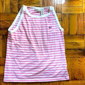 Vintage polo jeans stripe tank top size: XL